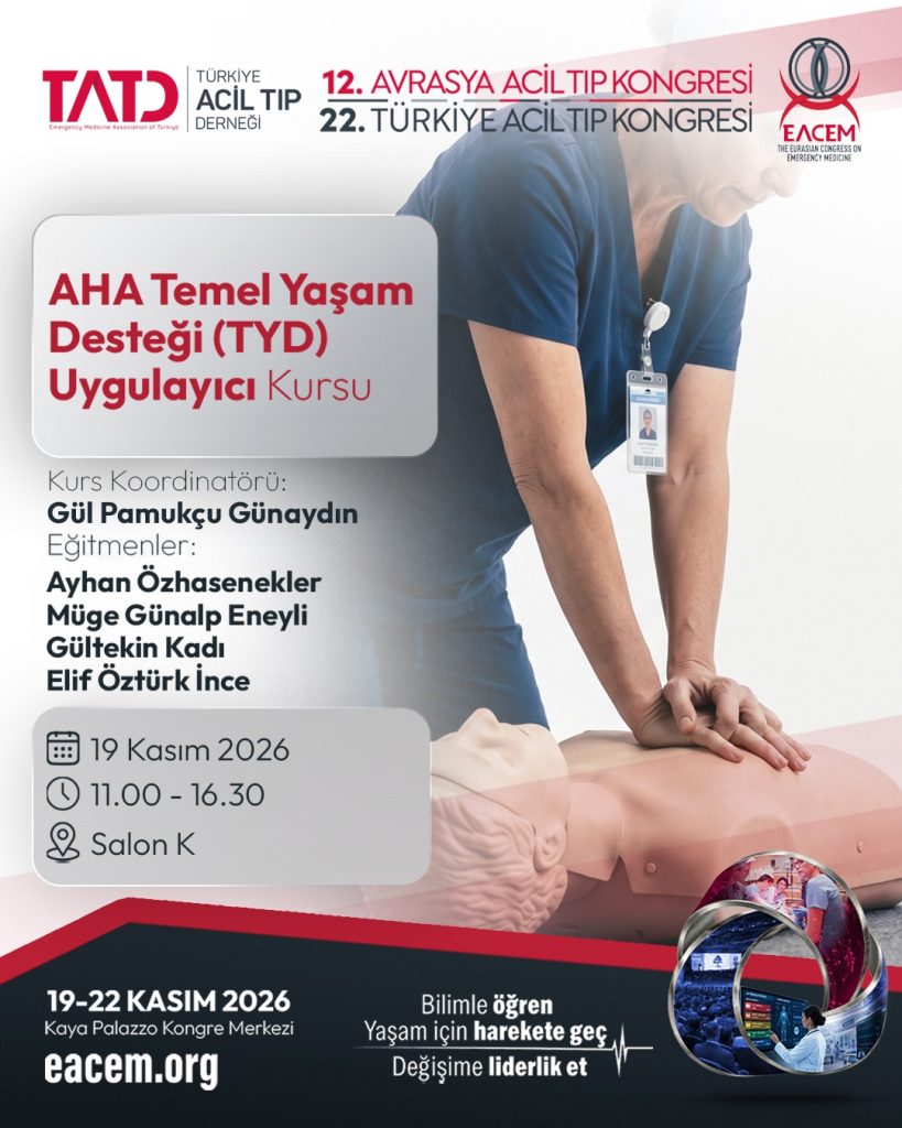 AHA Temel Yaşam Desteği (TYD) Uygulayıcı Kursu