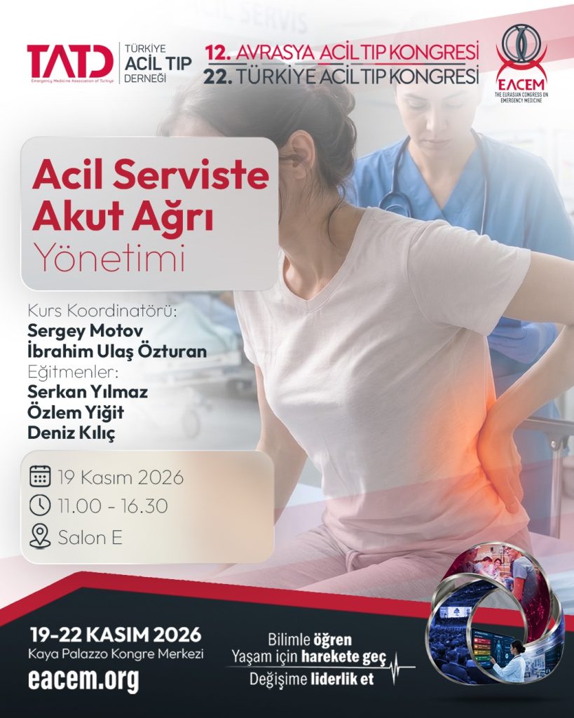 Acil Serviste Akut Ağrı Yönetimi