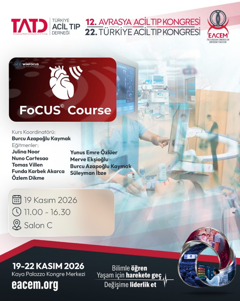 WinfocuS FoCUS (Odaklanmış Kardiyak Ultrasonografi) Kursu